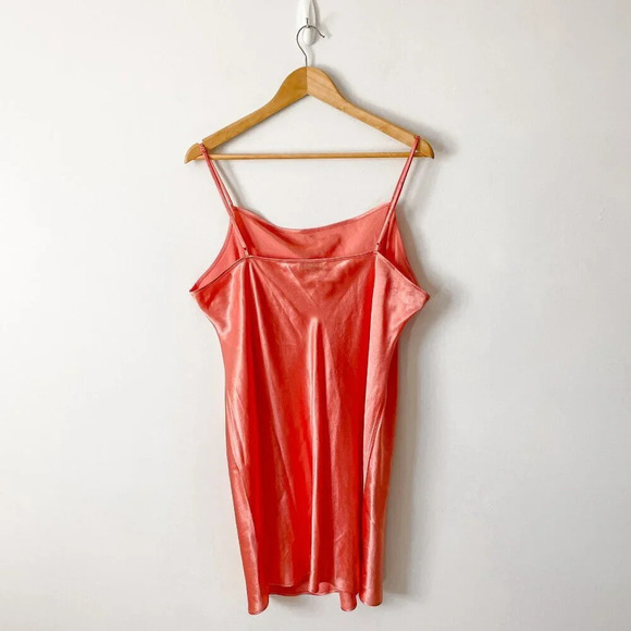 Aritzia Babaton Romero Slip Dress  Pink Grapefruit Coral Size XL - Picture 5 of 7